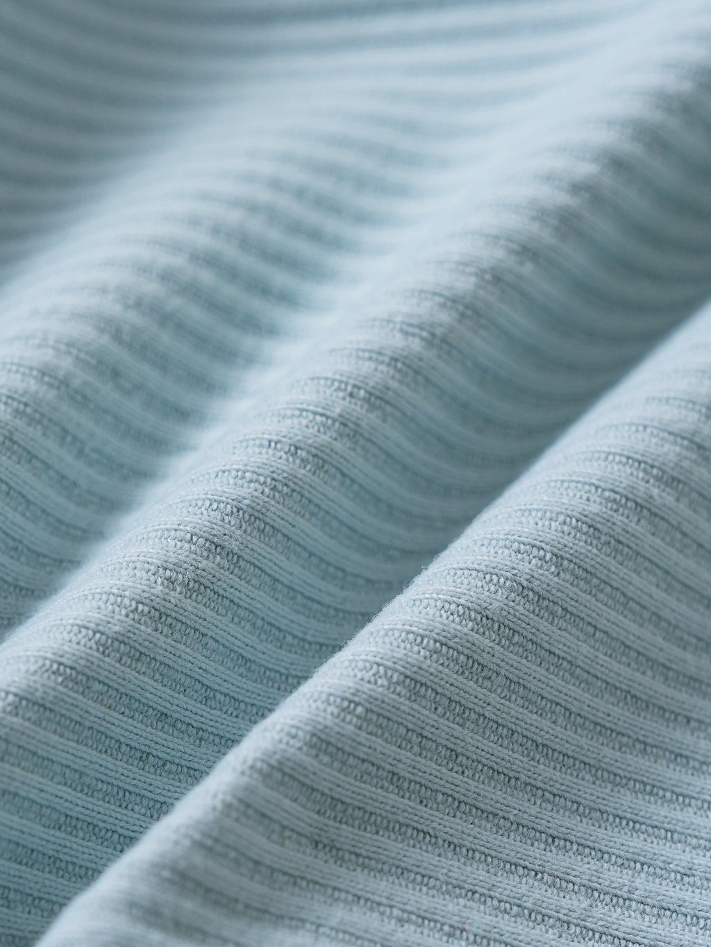 Light Blue Ribbed Square Neck Sports Cami