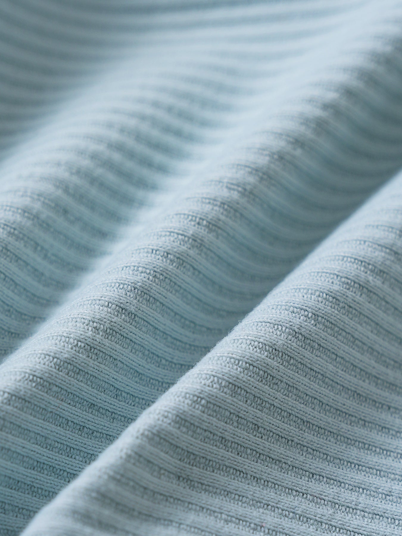 Light Blue Ribbed Square Neck Sports Cami