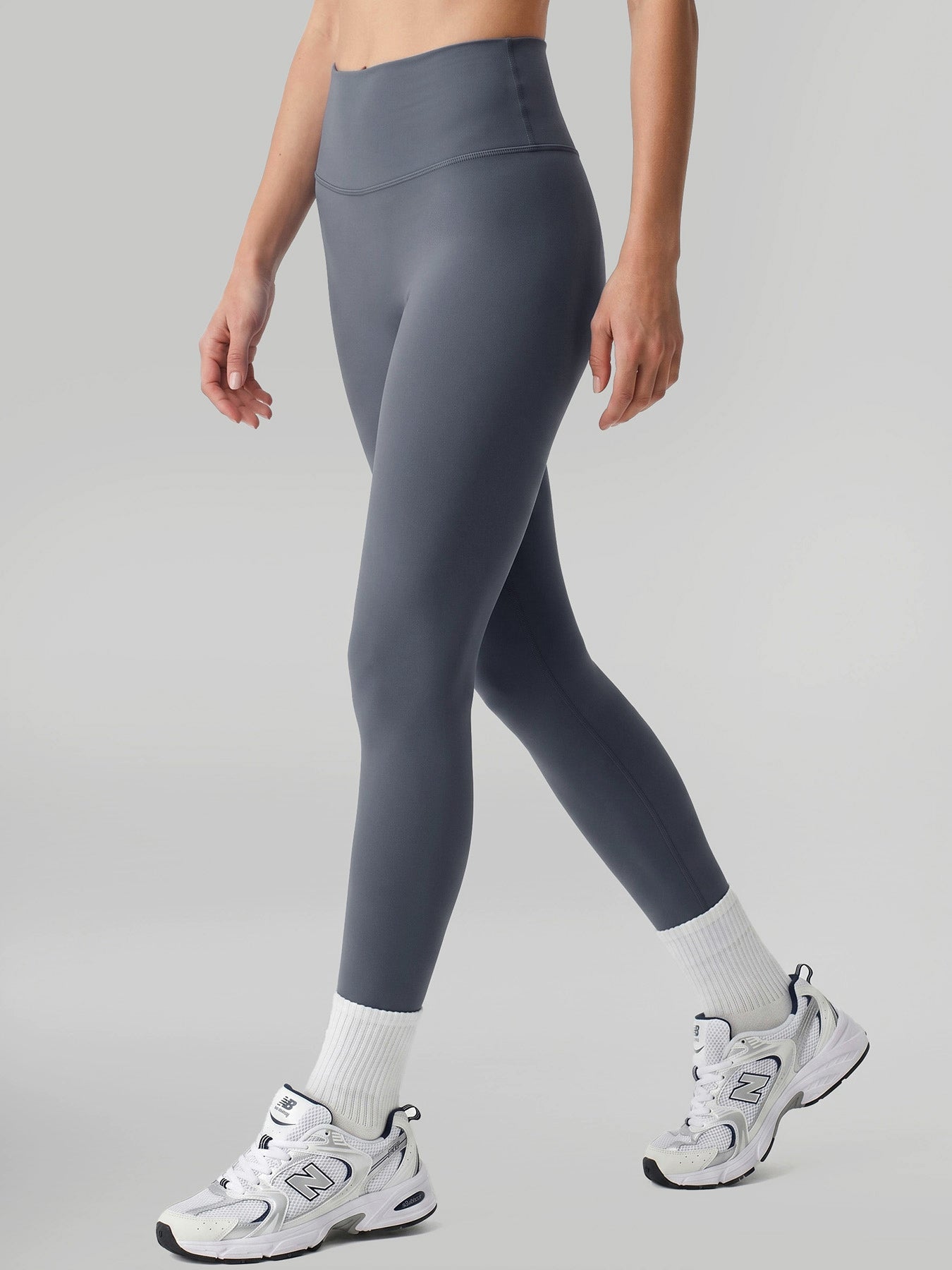 Blue High Waisted Leggings 24"