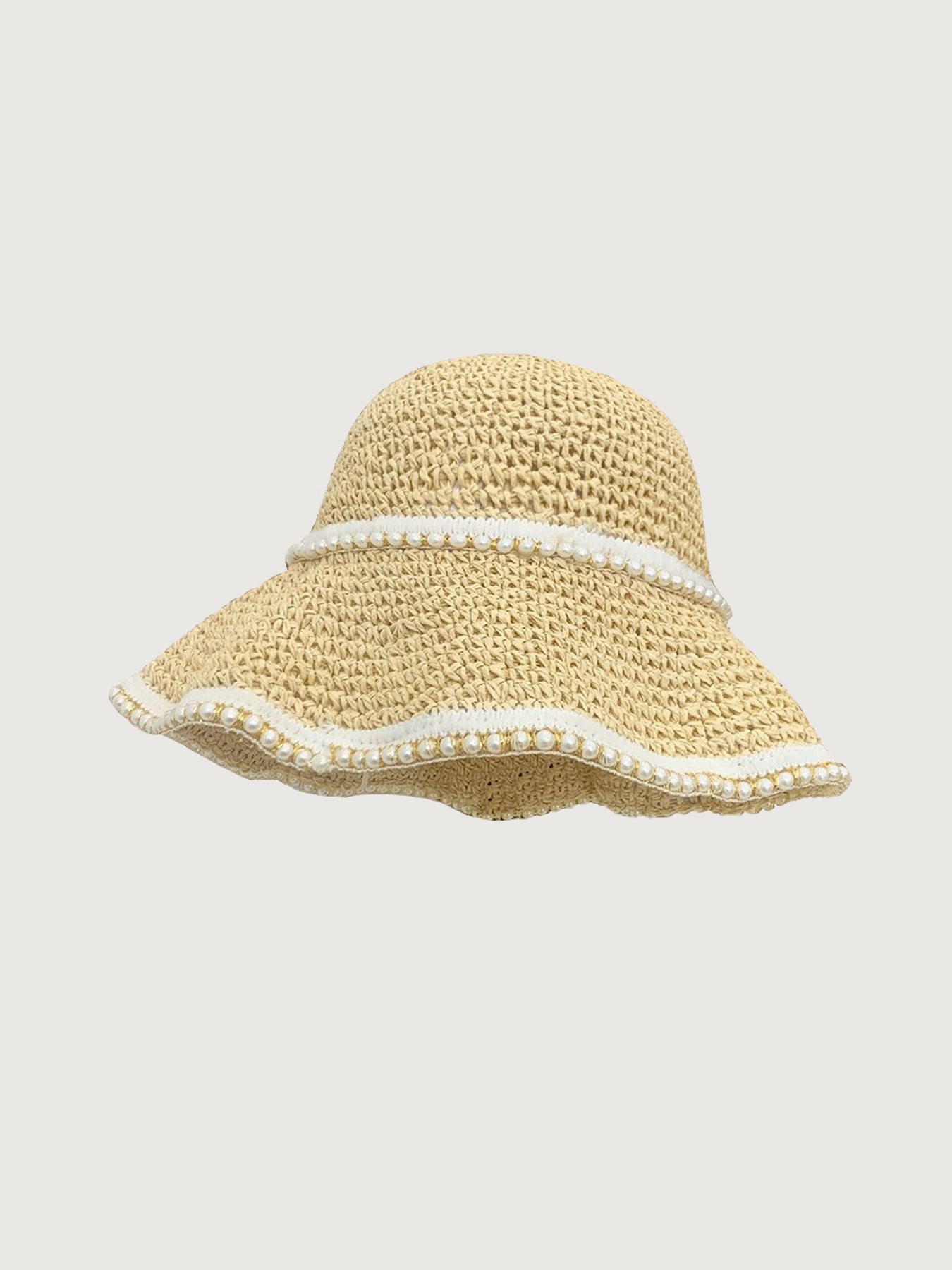 Beige Knitted Hat