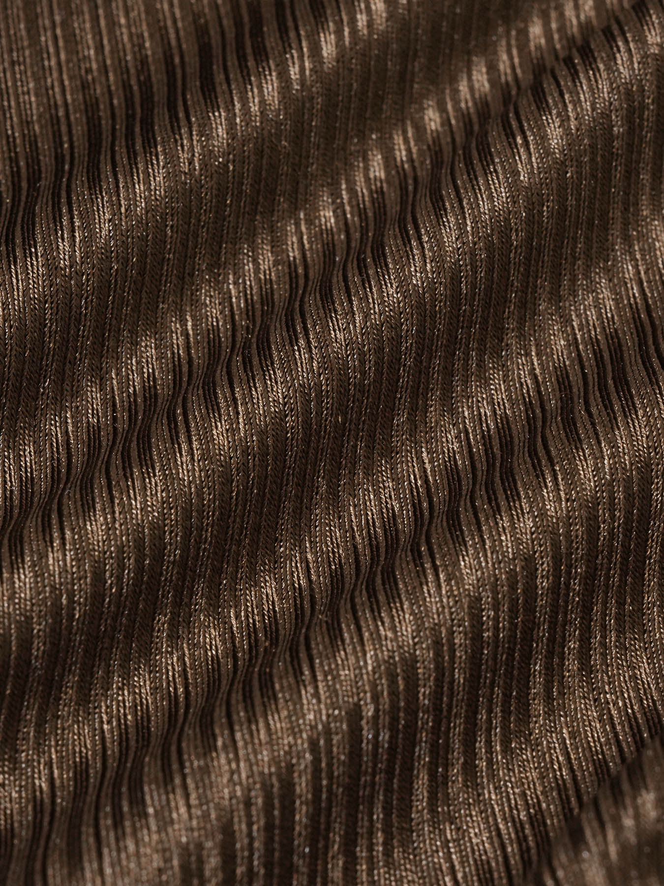 Dark Coffee Ruffled Bikini Bottom