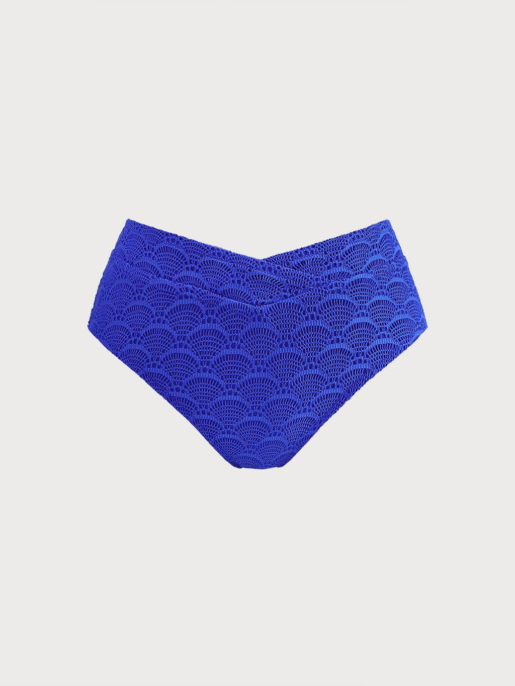 Royal Blue Crochet Plus Size Tankini Bottom
