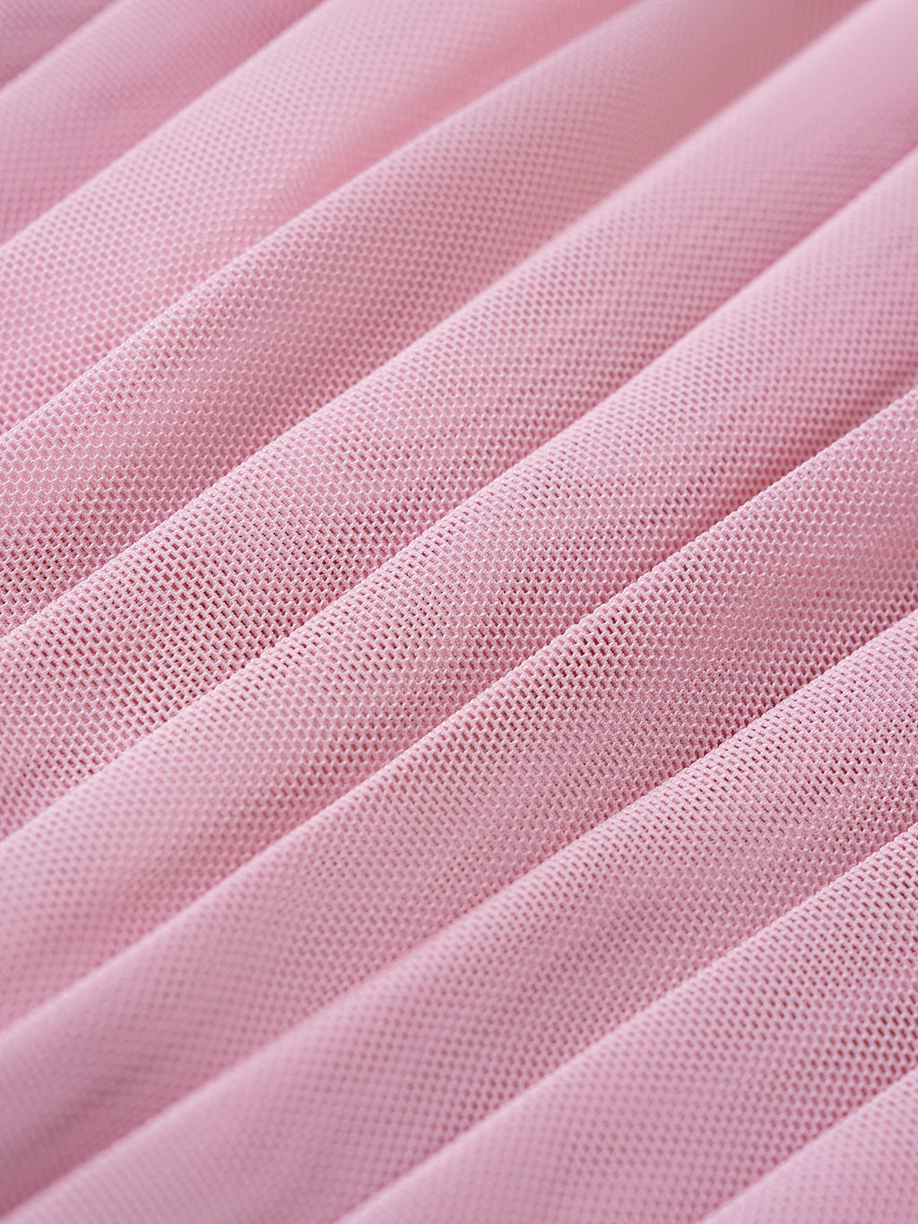 Light Pink Pleated A-Line Sports Skirt