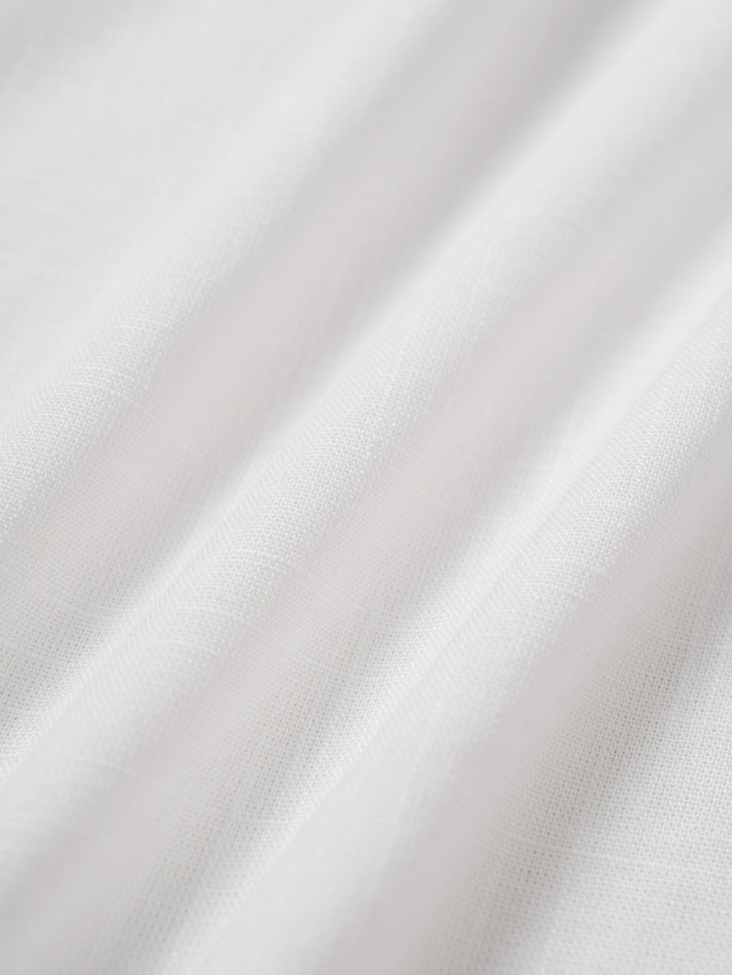 White Plunging Ruched Beach Dress